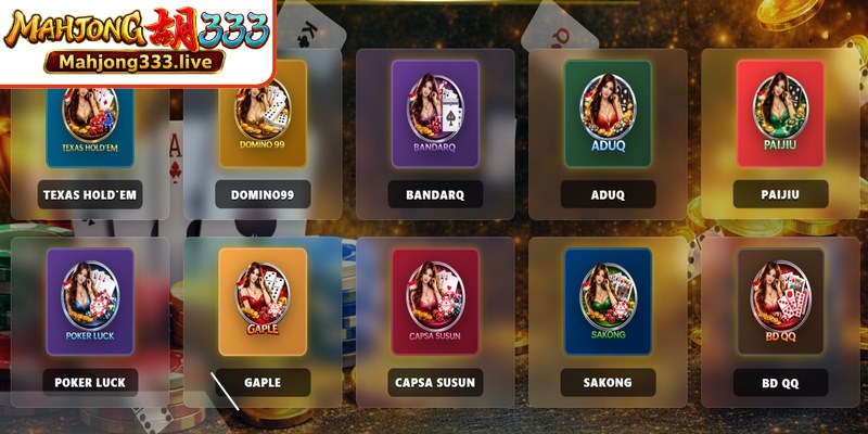 Mahjong333 permainan kartu terus memperbarui koleksi permainannya
